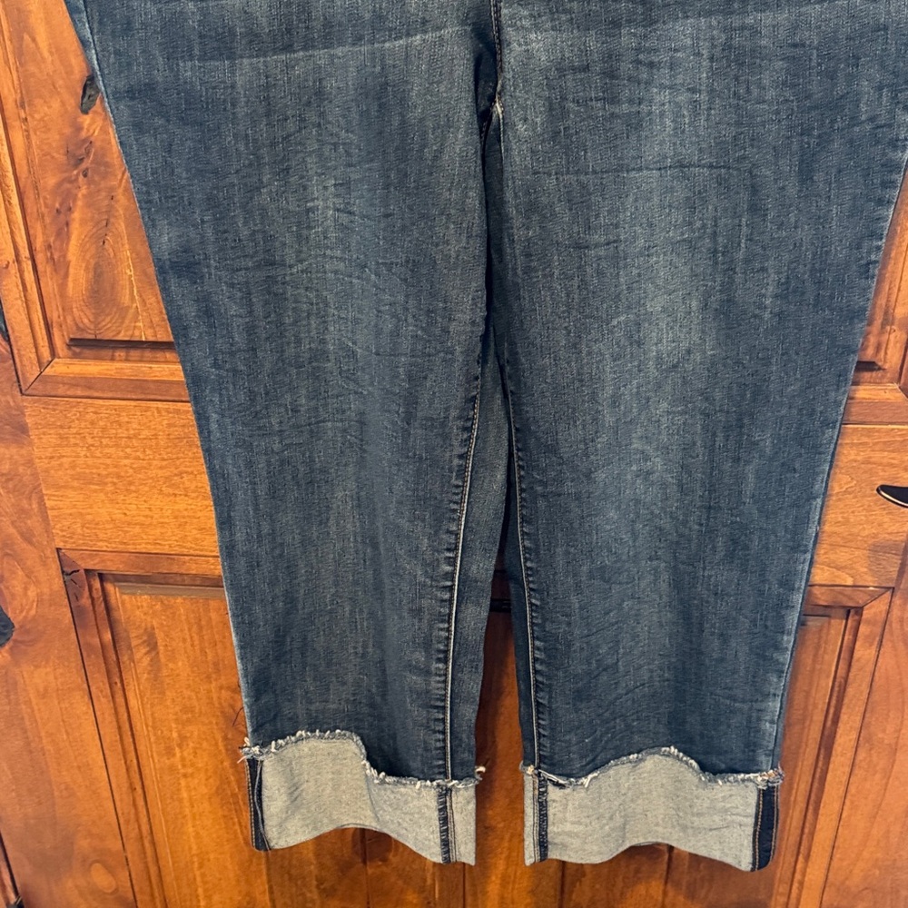 Westport Dark Blue Cropped Jeans - Picture 4 of 6